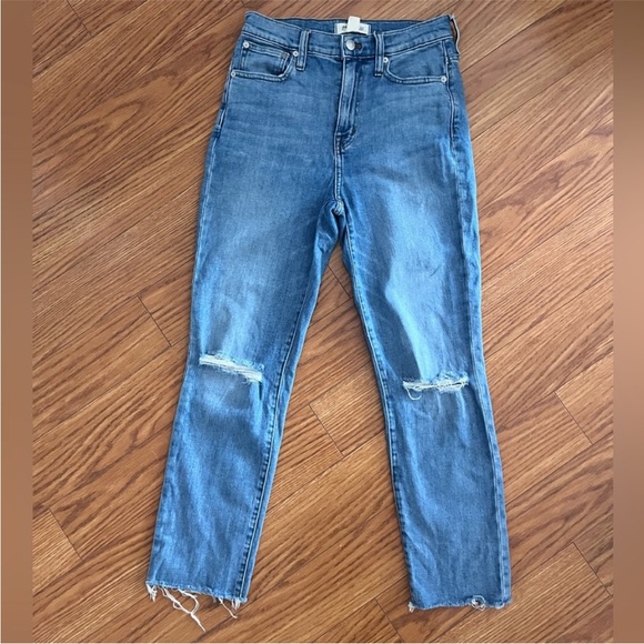 Madewell High rise Slim Boyfriend Fit Jeans Size 24 - Picture 8 of 10